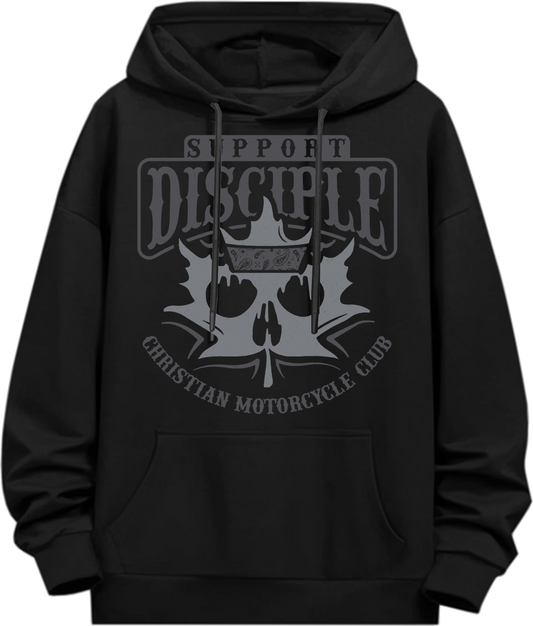 Canadian Maple Skull Support Hoodie